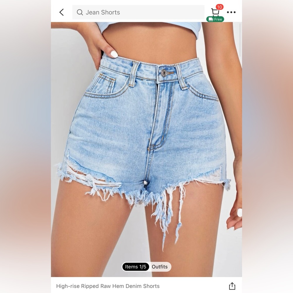 Shein Jean Shorts